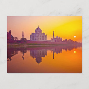 Monumenten Taj Mahal at Sunset Briefkaart