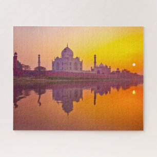 Monumenten Taj Mahal at Sunset Legpuzzel