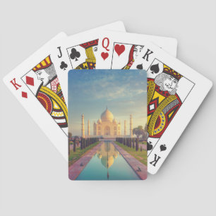 Monumenten   Taj Mahal Colors Pokerkaarten