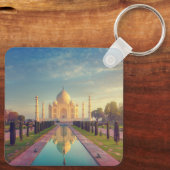 Monumenten | Taj Mahal Colors Sleutelhanger (Achterkant)