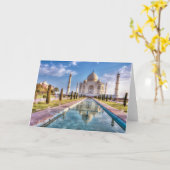 Monumenten | Taj Mahal Sunrise Kaart (Gele Bloem)