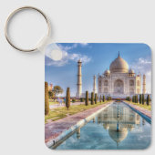 Monumenten | Taj Mahal Sunrise Sleutelhanger (Voorkant)