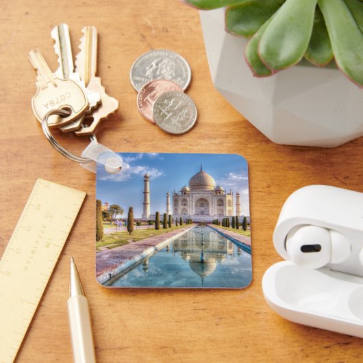 Monumenten | Taj Mahal Sunrise Sleutelhanger (Bureau)