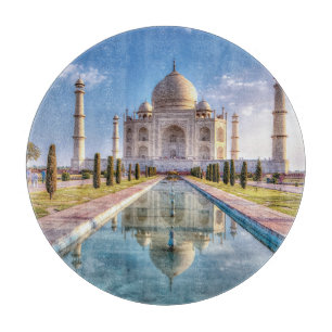 Monumenten   Taj Mahal Sunrise Snijplank