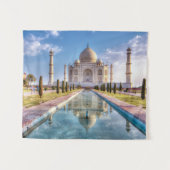 Monumenten | Taj Mahal Sunrise Wandkleed (Voorkant (horizontaal))