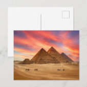 Monumenten | The Great Pyramids Briefkaart (Voorkant / Achterkant)