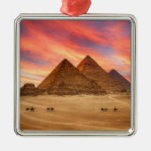 Monumenten | The Great Pyramids Metalen Ornament (Voorkant)