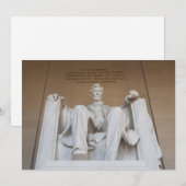 Monumenten | The Lincoln Memorial Bedankkaart (Voorkant / Achterkant)