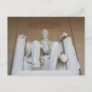 Monumenten   The Lincoln Memorial Briefkaart