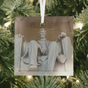 Monumenten The Lincoln Memorial Glas Ornament