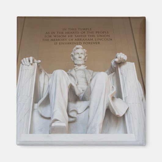 Monumenten | The Lincoln Memorial Magneet (Voorkant)