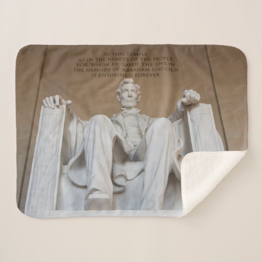 Monumenten | The Lincoln Memorial Sherpa Deken (Voorkant (horizontaal))