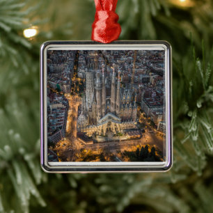 Monumenten The Sagrada Familia Metalen Ornament