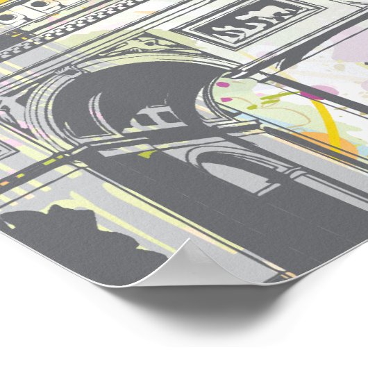 Monumenten van de wereld poster (Hoek)