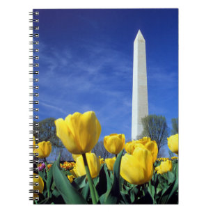 Monumenten Washington Monument in lente Notitieboek