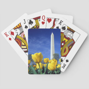 Monumenten   Washington Monument in Spring Pokerkaarten