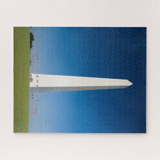 Monumenten Washington Monument with Flags Legpuzzel (Horizontaal)