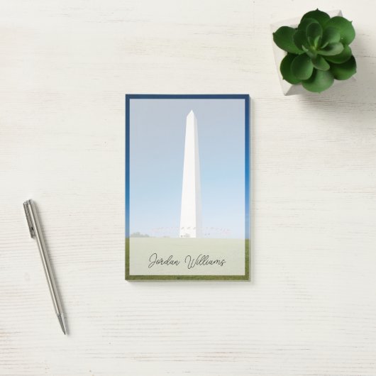Monumenten Washington Monument with Flags Post-it® Notes (Kantoor)