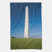 Monumenten Washington Monument with Flags Theedoek (Verticaal)
