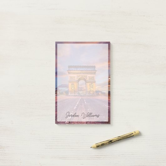 Monuments | Arc de Triomphe, Paris France Post-it® Notes (Op bureau)
