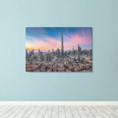 Monuments | Dubai Cityscape Canvas Afdruk (Insitu (Houten vloer))
