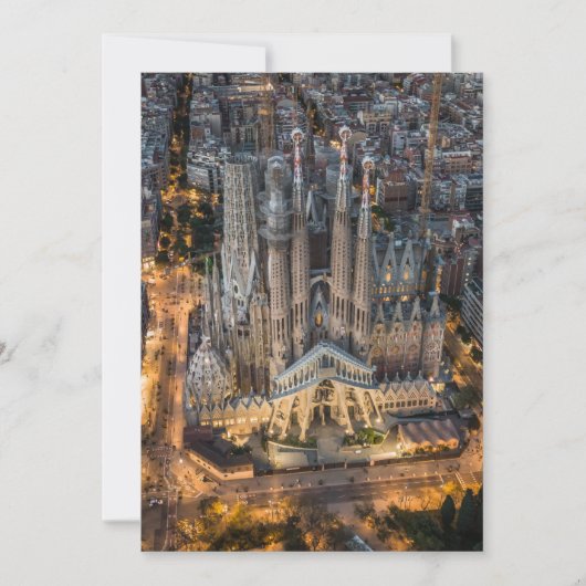 Monuments | La Sagrada Familia Bedankkaart (Voorkant)