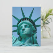 Monuments | Statue of Liberty Face Bedankkaart (Staand voorkant)