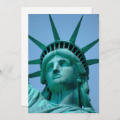 Monuments | Statue of Liberty Face Bedankkaart (Voorkant / Achterkant)