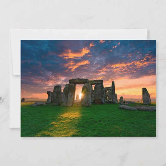 Monuments | Stonhenge, England Bedankkaart (Voorkant)