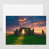 Monuments | Stonhenge, England Bedankkaart (Voorkant / Achterkant)