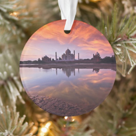 Monuments | Taj Mahal Sunset Ornament (Boom)