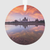 Monuments | Taj Mahal Sunset Ornament (achterkant)