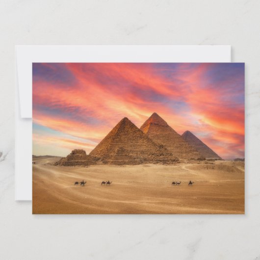 Monuments | The Great Pyramids Bedankkaart (Voorkant)