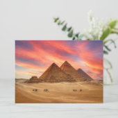 Monuments | The Great Pyramids Bedankkaart (Staand voorkant)