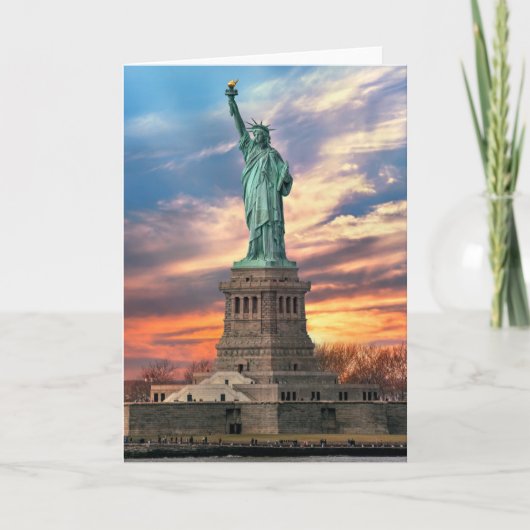 Monuments | The Statue of Liberty Kaart (Voorkant)