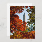 Monuments | Washington Monument in Autumn Briefkaart (Voorkant / Achterkant)
