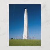 Monuments | Washington Monument with Flags Briefkaart (Voorkant)