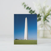 Monuments | Washington Monument with Flags Briefkaart (Staand voorkant)