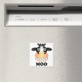 Moo - 2 inch magneet (Insitu (Vaatwasser))
