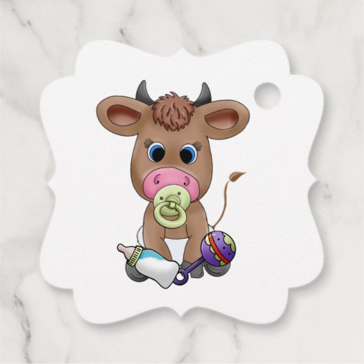 MOO BABY BEDANKJES LABELS (Achterkant)