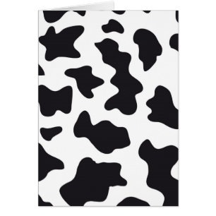 MOO Black en White Dairy Koe Pattern Print Giften
