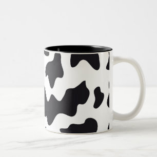 MOO Black en White Dairy Koe Pattern Print Giften Tweekleurige Koffiemok