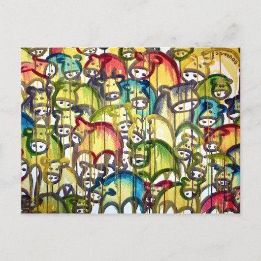 Moo! Briefkaarten (Voorkant)