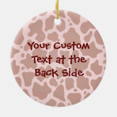 Moo Car Ceramic Ornament (Achterkant)