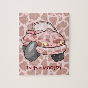 Moo Car Jigzaag Puzzle Legpuzzel