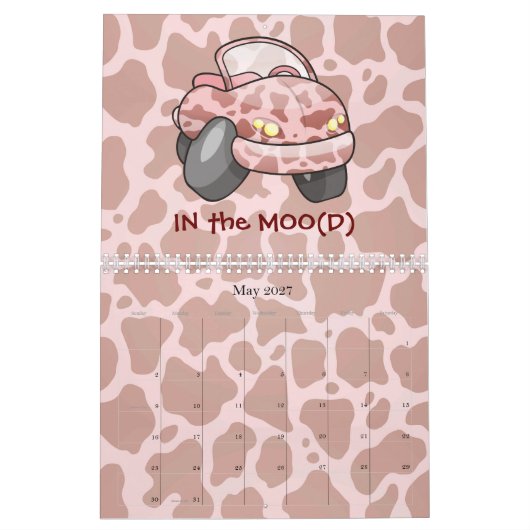 Moo Car Kalender (Mei 2027)