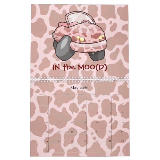 Moo Car Kalender (Mei 2026)