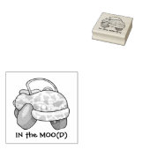Moo Car Rubberstempel (Gestempeld)