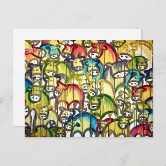 Moo ! Cartes postales (Devant / Derrière)