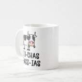 Moo-chas Gras-ias, Muchas Gracias cadeaus Kalf Koe Koffiemok (Voorkant links)